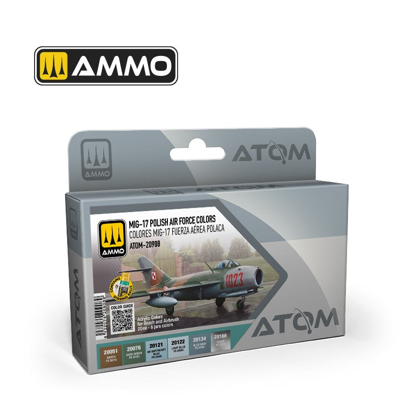 AMMO by Mig 20908 MIG-17 Polish Air Force Colors Set