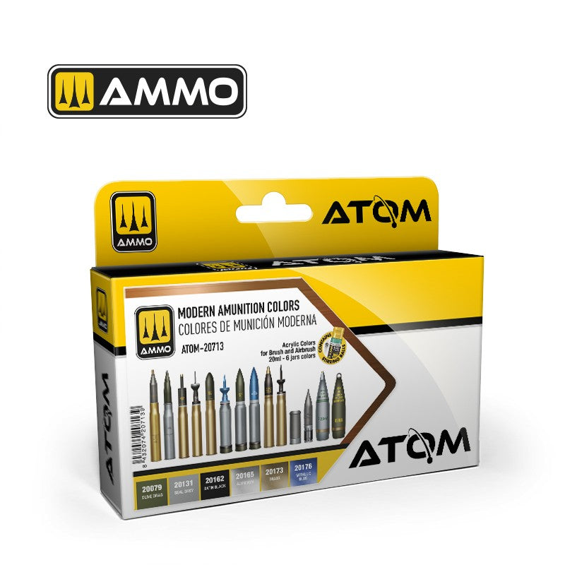 AMMO by Mig 20713 Modern Ammunition Colors Set