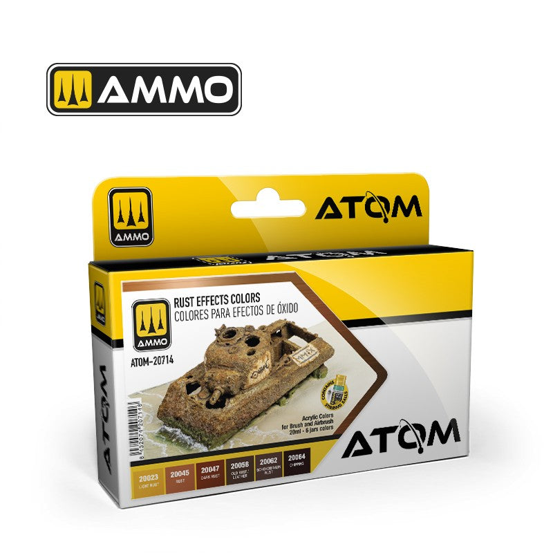 AMMO by Mig 20714 Rust Effects Colors Set
