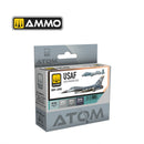 AMMO by Mig 20900 USAF Grey Modern Jets Colors Set