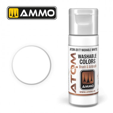 AMMO by Mig 20177 ATOM Acrylic Washable - White