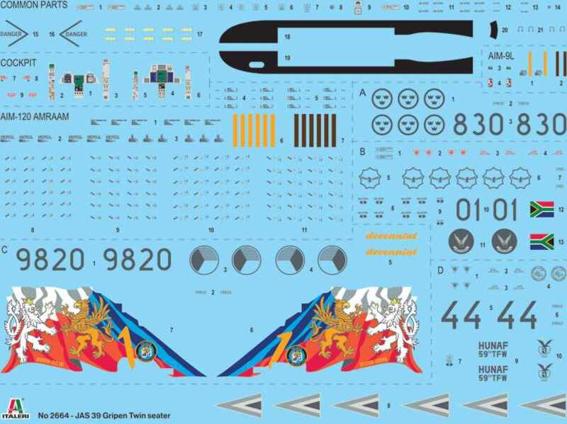 Italeri 2664  1/48 JAS  39 D GRIPEN