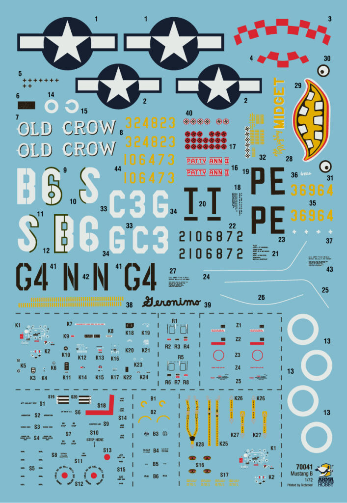 ARMA 70041 1/72 P-51B Mustang