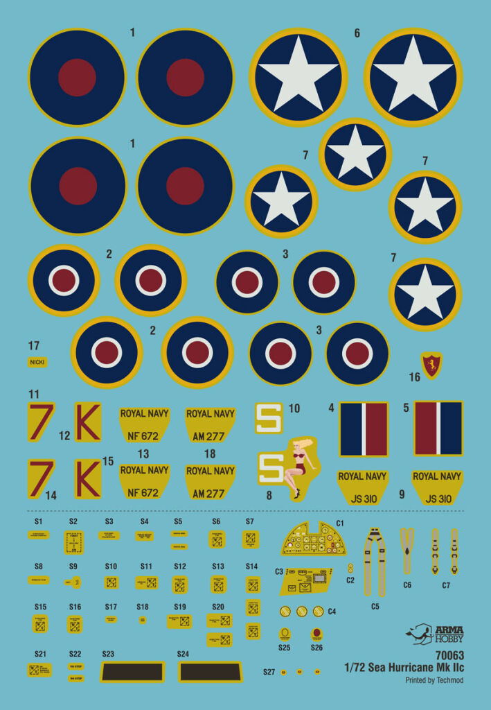 ARMA 70063 1/72  Sea Hurricane Mk IIc