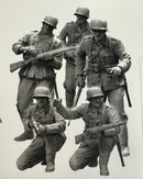 Das Werk BR005  1/16 WWII German tank Desant Troops 5 resin figures