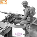 Sol Resin Factory MM996 1/16 U.S. Army Gunner & M2 cal.50 for M3A1