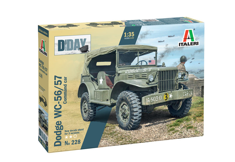 Italeri 0228 1/35 Dodge WC-56/57 Command Car