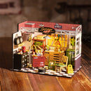 Robotime DG165 Rolife Garage Workshop DIY Miniature House Kit