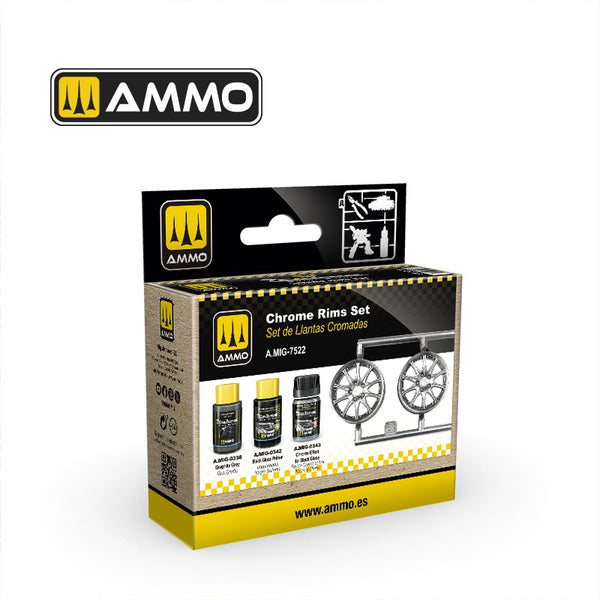 AMMO By Mig 7522 Cobra Motor Chrome Rims Set