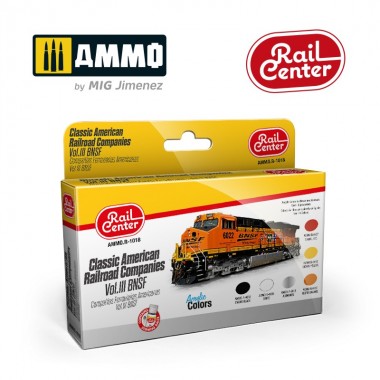 AMMO by Mig R-1018 RAIL CENTER - Classic American Railroad Companies. Vol.III BNSF