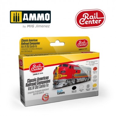 AMMO by Mig R-1019 RAIL CENTER - Classic American Railroad Companies. Vol.IV Old Santa Fe