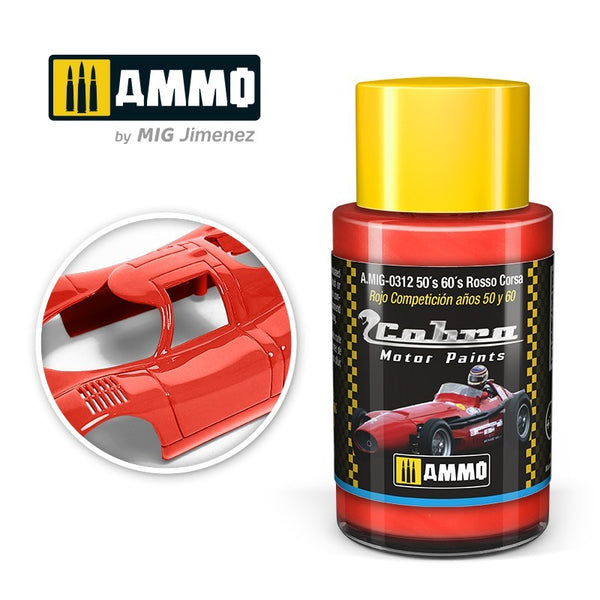 AMMO By Mig 0312 Cobra Motor Color - 50´s 60´s Rosso Corsa