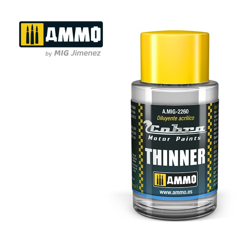 AMMO By Mig 2260 Cobra Motor Color - Acrylic Thinner