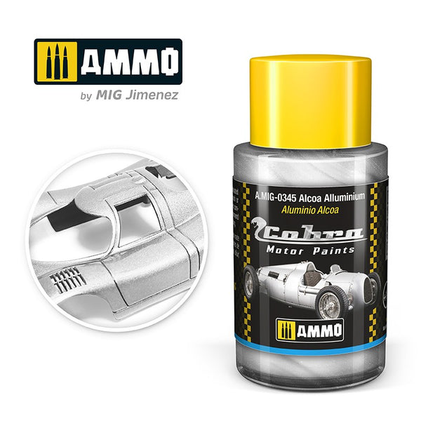 AMMO By Mig 0345 Cobra Motor Color - Alcoa Alluminium