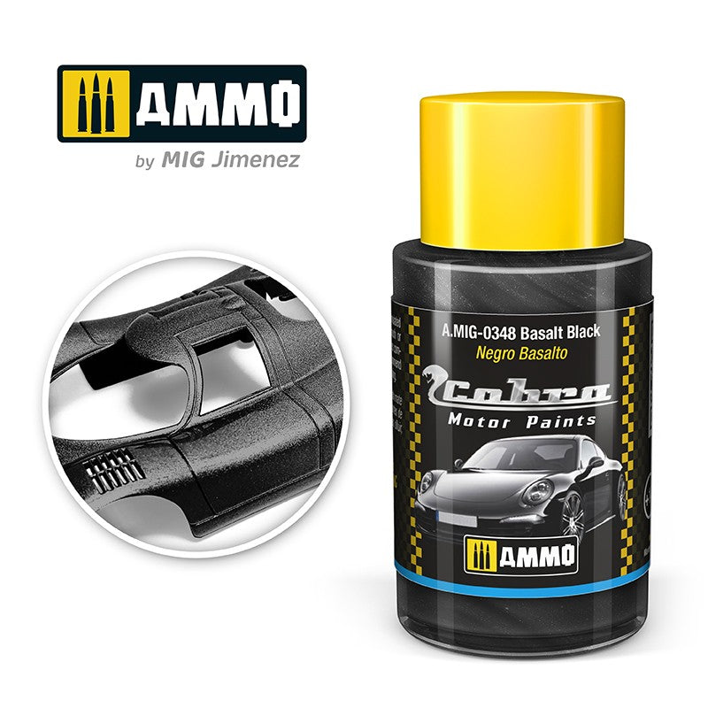 AMMO By Mig 0348 Cobra Motor Color - Basalt Black