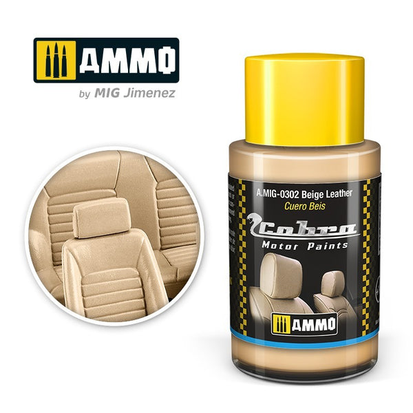 AMMO By Mig 0302 Cobra Motor Color - Beige Leather
