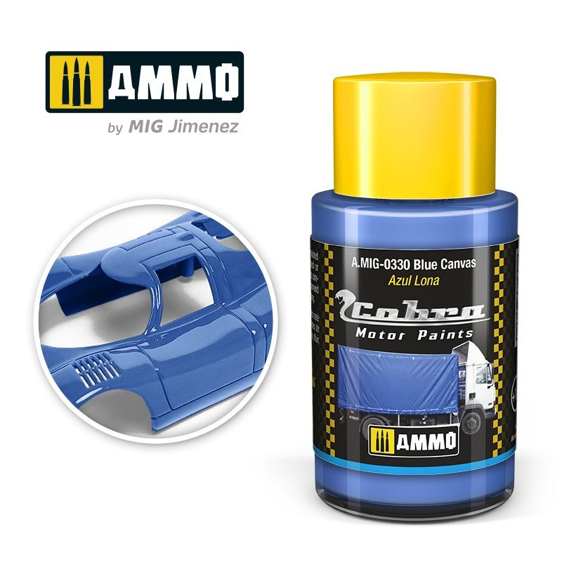 AMMO By Mig 0330 Cobra Motor Color - Blue Canvas