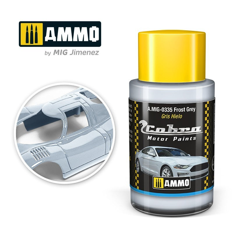 AMMO By Mig 0335 Cobra Motor Color - Frost Grey