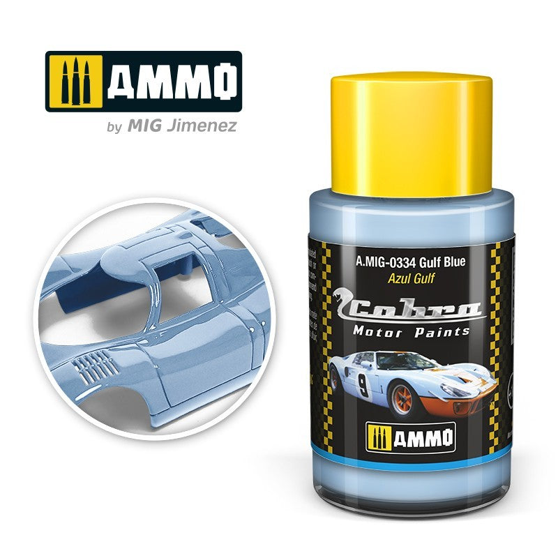 AMMO By Mig 0334 Cobra Motor Color - Gulf Blue