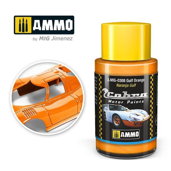 AMMO By Mig 0308 Cobra Motor Color - Gulf Orange