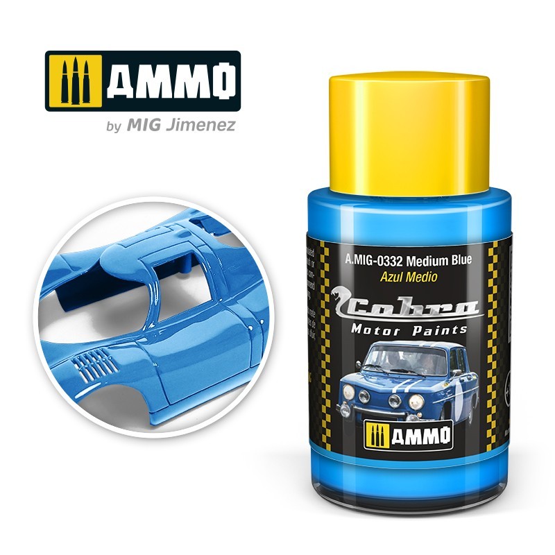 AMMO By Mig 0332 Cobra Motor Color - Medium Blue