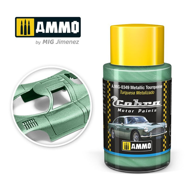 AMMO By Mig 0349 Cobra Motor Color - Metallic Turquoise