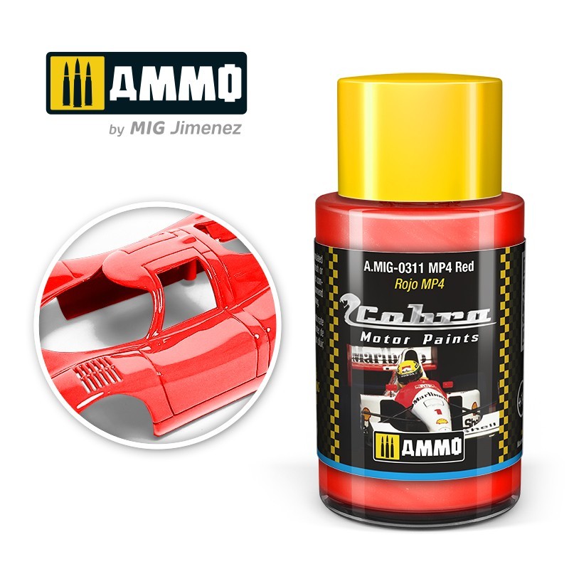 AMMO By Mig 0311 Cobra Motor Color - MP4 Red