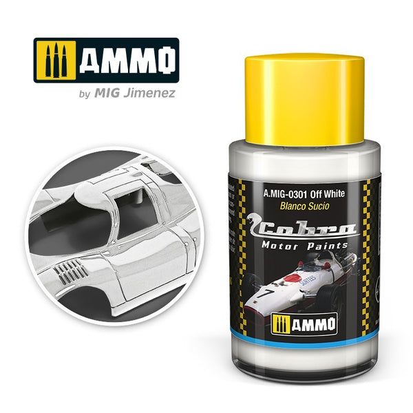 AMMO By Mig 0301 Cobra Motor Color - Off White