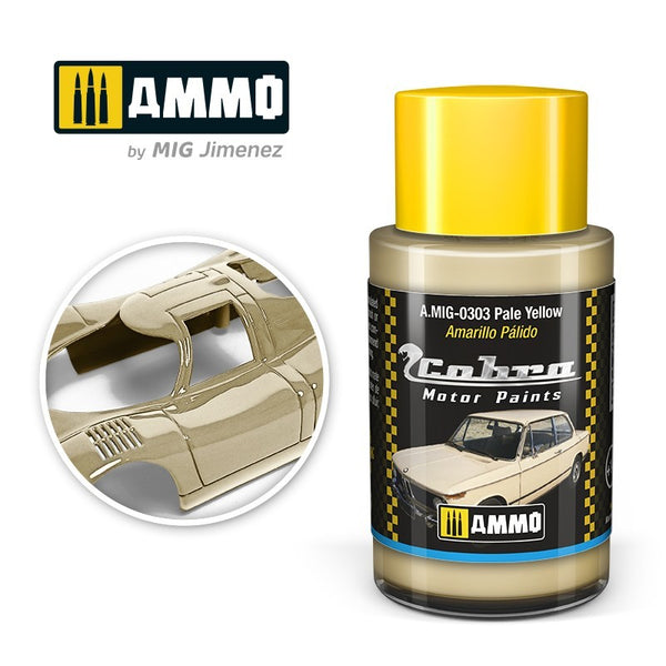 AMMO By Mig 0303 Cobra Motor Color - Pale Yellow