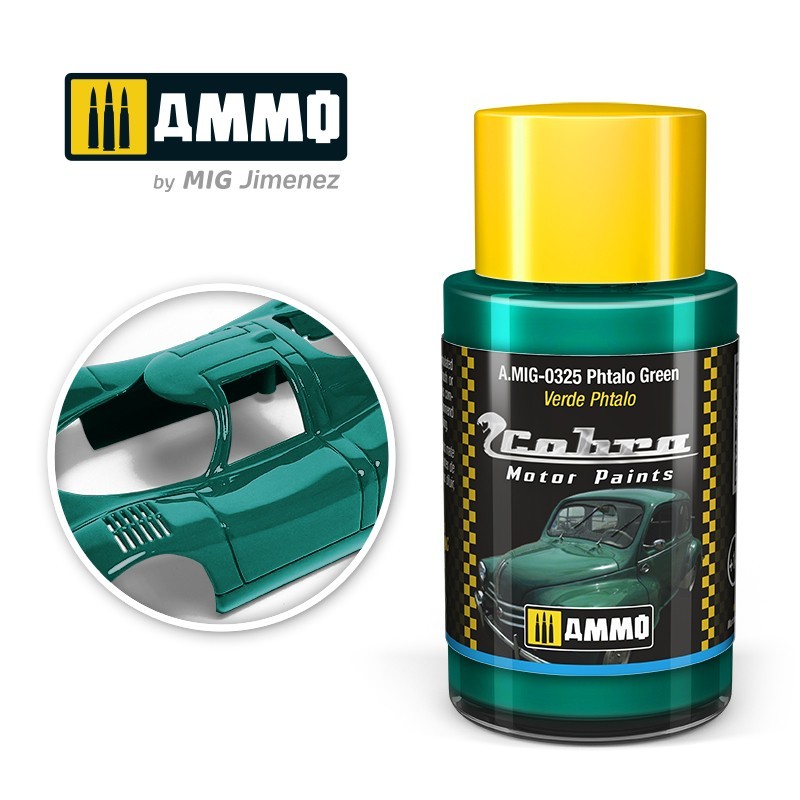 AMMO By Mig 0325 Cobra Motor Color - Phtalo Green