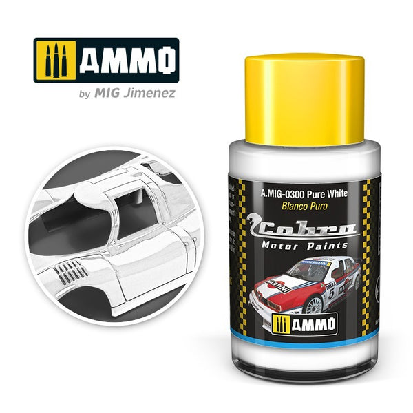 AMMO By Mig 0300 Cobra Motor Color - Pure White