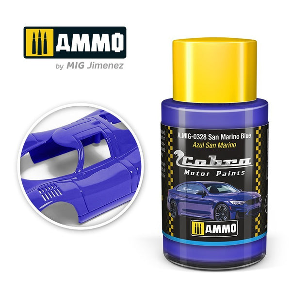 AMMO By Mig 0328 Cobra Motor Color - San Marino Blue