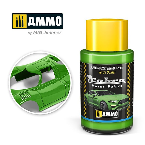 AMMO By Mig 0322 Cobra Motor Color - Spinel Green