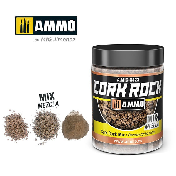 AMMO by Mig 8423 CREATE CORK Cork Rock Mix (Jar 100ml)