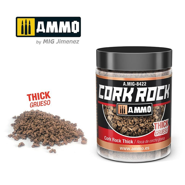 AMMO by Mig 8422 CREATE CORK Cork Rock Thick (Jar 100ml)