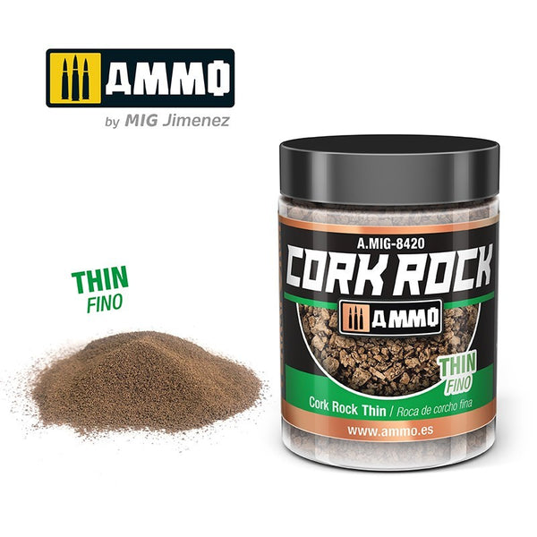 AMMO by Mig 8420 CREATE CORK Cork Rock Thin (Jar 100ml)