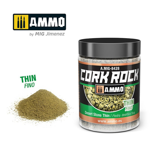 AMMO by Mig 8428 CREATE CORK Desert Stone Thin (Jar 100ml)