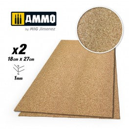 AMMO by Mig 8835 CREATE CORK Fine Grain (1mm) – 2 pcs