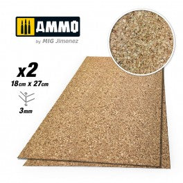 AMMO by Mig 8840 CREATE CORK Medium Grain (3mm) – 2 pcs