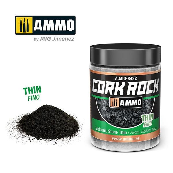 AMMO by Mig 8432 CREATE CORK Volcanic Rock Thin (Jar 100ml)