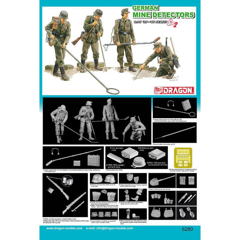 Dragon 6280 1/35 German Mine Detectors Gen2