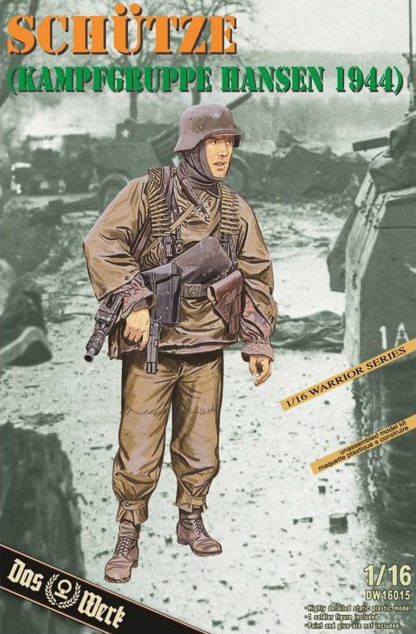 Das Werk 16015 1/16 German Rifleman Schütze (Kampfgruppe Hansen 1944)