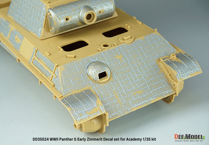 Def Model DD35024 1/35 Panther Ausf.G Early Zimmerit Coating Decal set for Academy kit