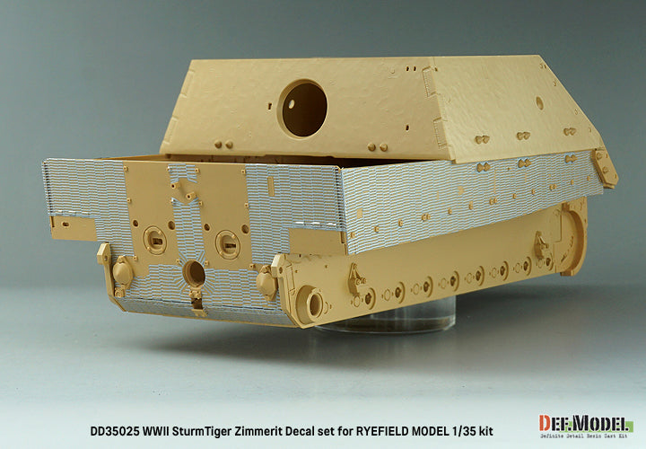Def Model DD35025 1/35 WWII German Sturmtiger Zimmerit Coating Decal set for RFM kit