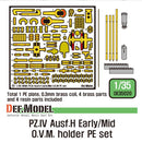 Def Model DE35020 1/35 Pz.IV Ausf.H O.V.M holder PE set