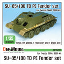 Def Model DE35025 1/35 Su-85/100 TD PE Fender set (for 1/35 Zvezda 3688, 36