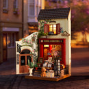 Robotime DG183 Rolife Vienna Bookstore DIY Miniature House