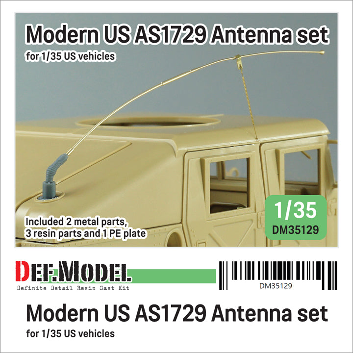 Def Model DM35129 1/35  Modern US AS1729 Antenna set  for 1/35 US vehicles