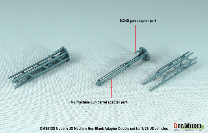 Def Model DM35130 1/35 Modern US Machine Gun Blank Firing Adapter set (for 1/35 US vehicles)