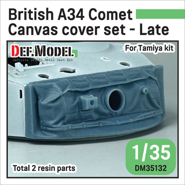 Def Model DM35132 1/35 British A34 Comet Canvas cover-set LATE